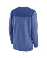 Men's Nike Royal New York Giants Sideline Lockup Performance Quarter-zip Jacket