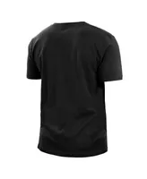 Men's New Era Black Las Vegas Raiders 2022 Sideline Ink Dye T-shirt