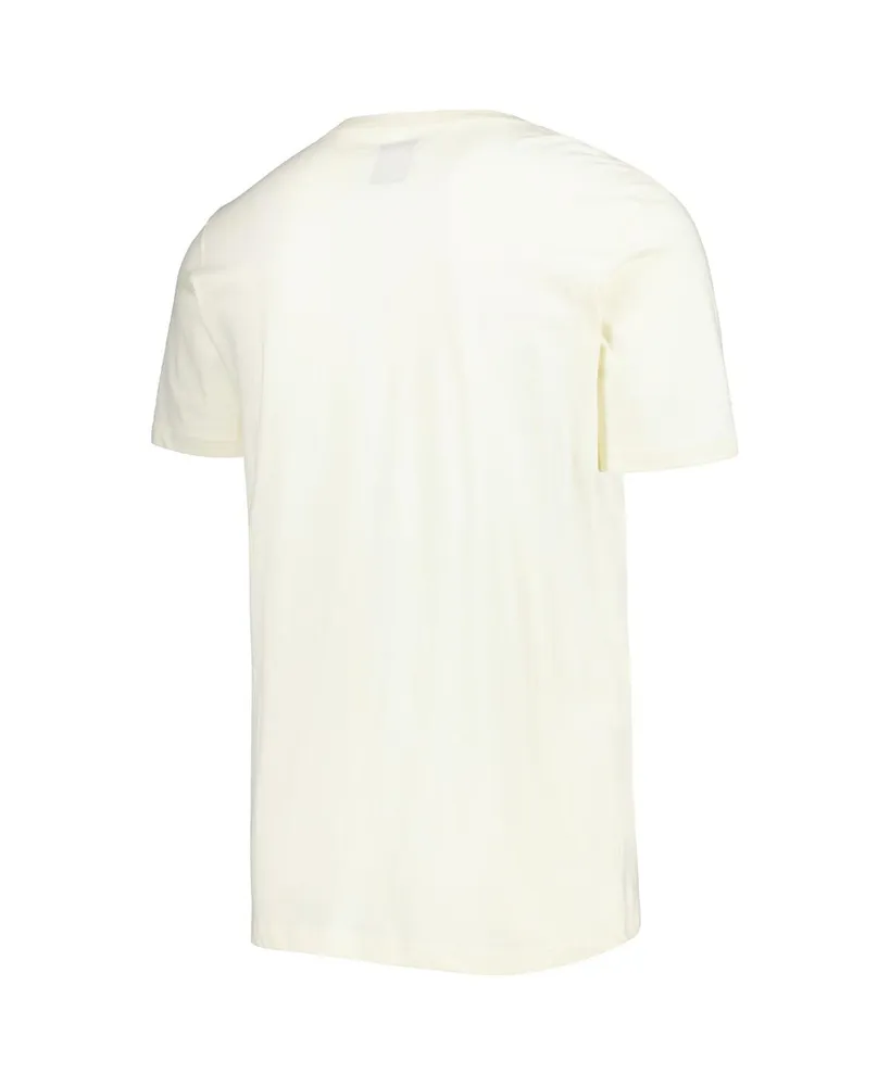 Men's New Era Cream Seattle Seahawks Sideline Chrome T-shirt