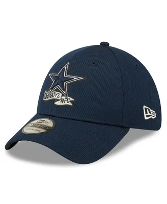 Big Boys and Girls New Era Navy Dallas Cowboys 2022 Sideline Coaches 39THIRTY Flex Hat