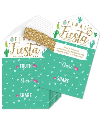 Final Fiesta - Bachelorette Party Game Cards Truth, Dare, Share Pull Tabs 12 Ct