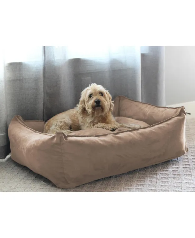 BuddyRest Comfort Deluxe Memory Foam Large Dog Bed - Fathom Gray