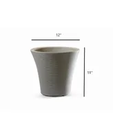 Garden Elements B08312S110 Pamploma Planter Sand 12 Inches
