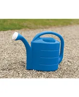 Novelty Deluxe Plastic Watering Can, Bright Blue, 2 Gallons