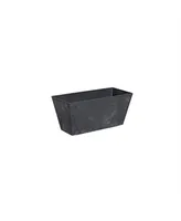 Novelty Black ArtStone Ella Flower Box - 14.5 Inch