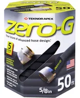 Teknor 50 Ft Zero-g TEK400150PDQ Lightweight Kink-Free Garden Hose