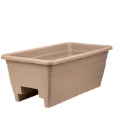 Hc Companies Inc SPX24DB0A34 Rail Planter 24 Sandstone