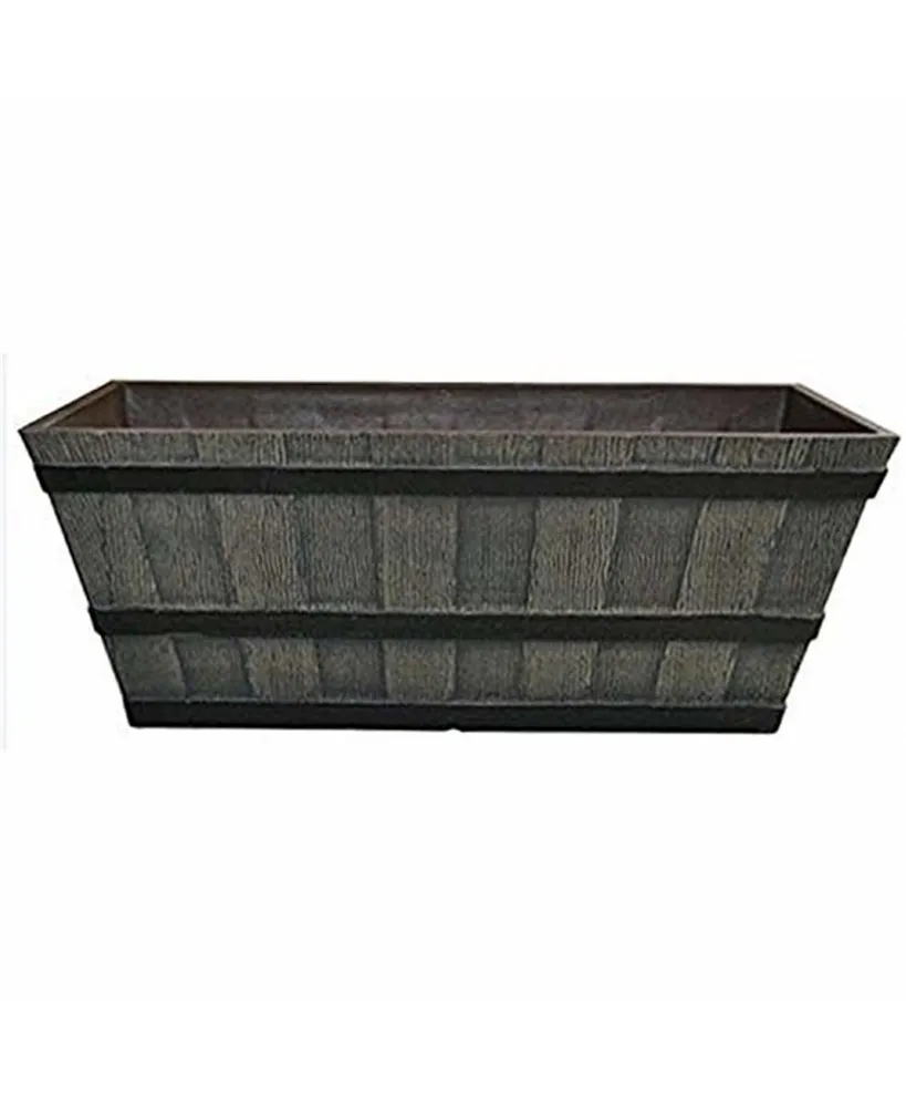 Gardener Select Whiskey Barrel Trough Planter 22