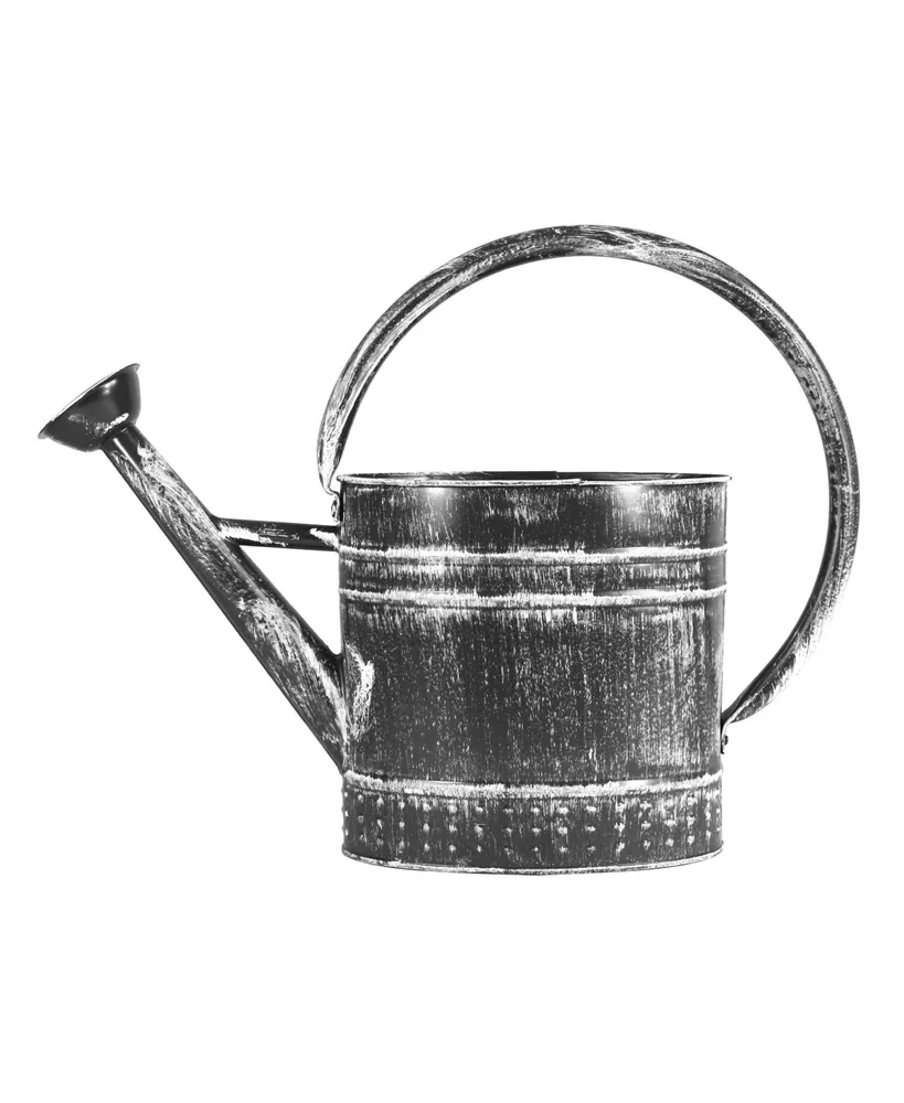 Gardener Select Farmhouse Watering Can Antique Black, 0.92 Gallons