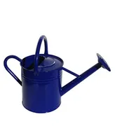 Gardener Select Metal Watering Can, Blue, 1.85 Gallons 7L