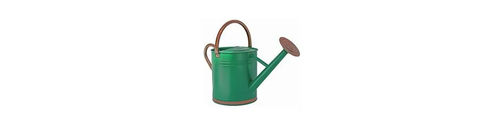 Gardener's Select Gardener Select Metal Watering Can, Green w/ Copper Accent, 0.92 Gal