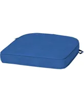 Arden Selections ProFoam EverTru Rounded Back Patio Cushion Blue
