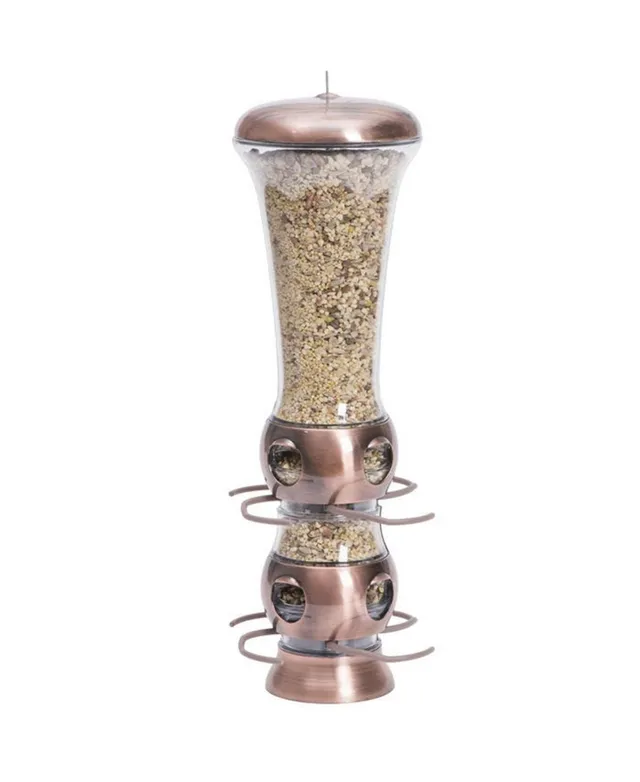 Perky-Pet 112-4 Select-A-Bird Tube Feeder with Metal Finish