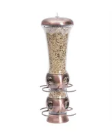 Perky-Pet 112-4 Select-a-Bird Tube Feeder with Copper Finish
