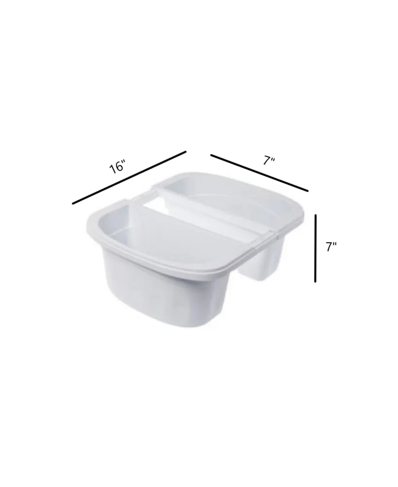 Apollo Exports Self-Watering Saddle Railing Planter White 16 Inch