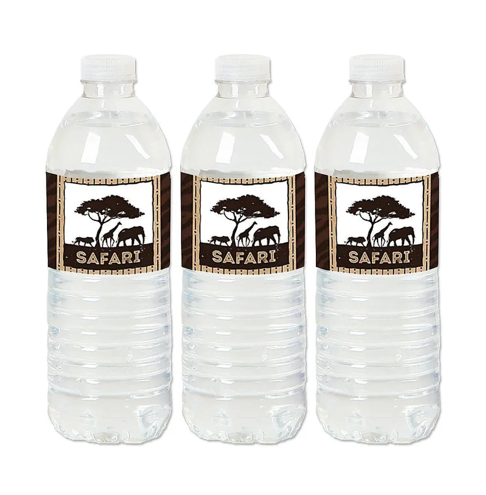 Farm Animals Water Bottle Labels – Barnyard Party Drink Stickers