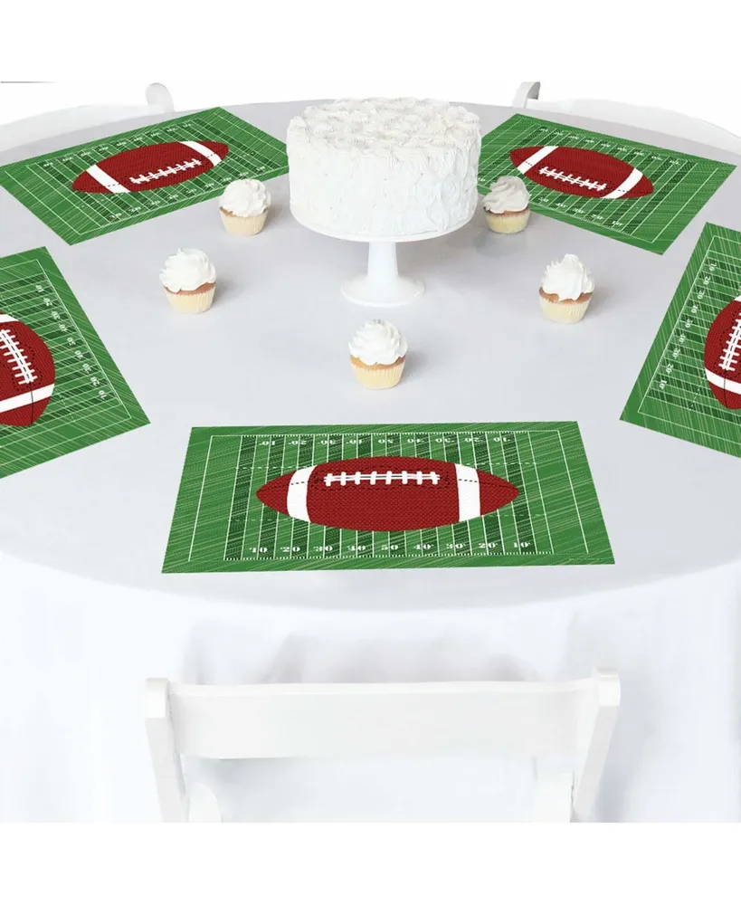 End Zone - Football - Party Table Decorations - Party Placemats - 16 Ct