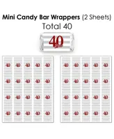 We Still Do - 40th Wedding Anniversary - Party Candy Favor Sticker Kit - 304 Pc