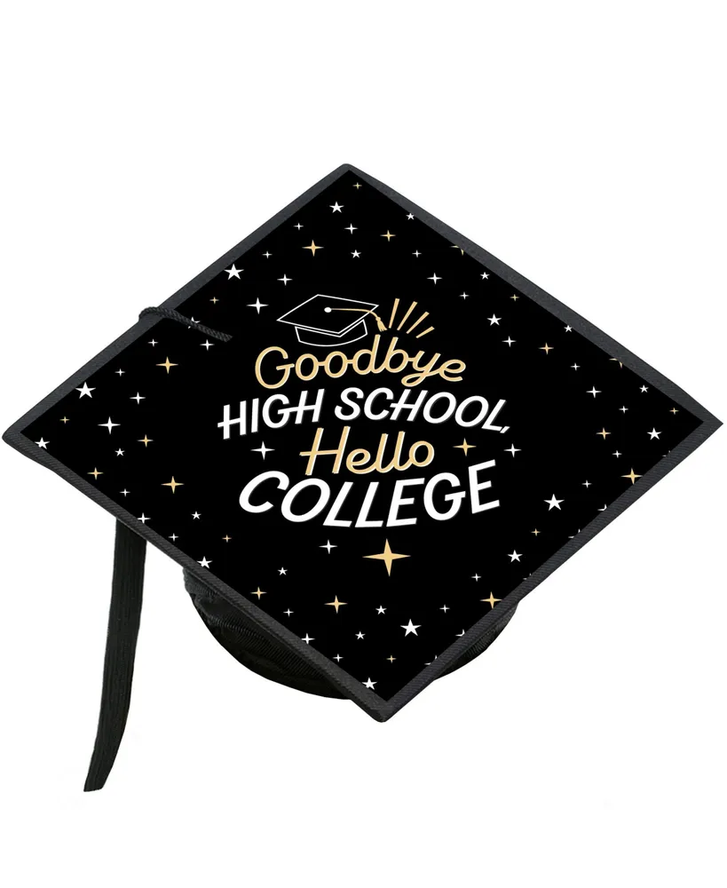 Large Graduation Caps - Black