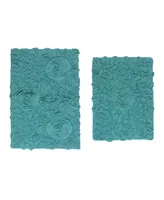 Home Weavers Bell Flower -Pc. Bath Rug Set