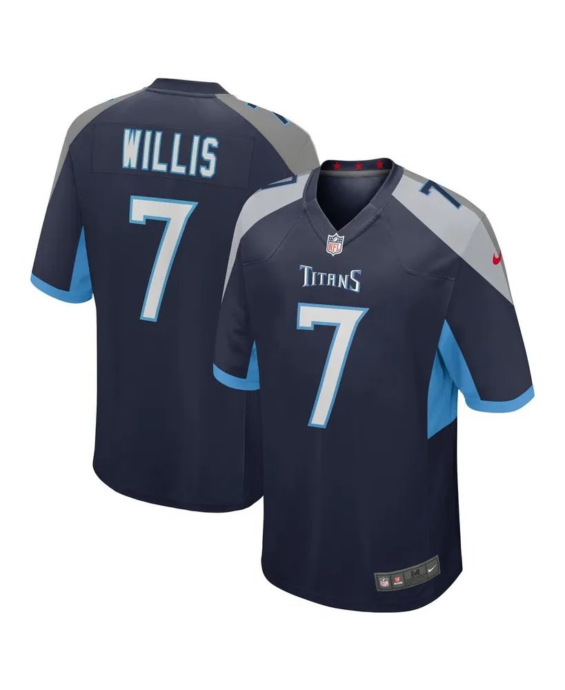 Nike Men's Nike Malik Willis Navy Tennessee Titans 2022 Nfl Draft