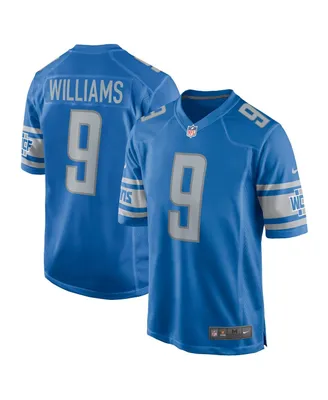 Men's Nike Jameson Williams Blue Detroit Lions 2022 Nfl Draft First Round Pick Player Game Jersey
