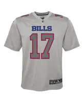 Big Boys Nike Josh Allen Gray Buffalo Bills Atmosphere Game Jersey