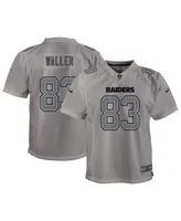 Big Boys Nike Darren Waller Gray Las Vegas Raiders Atmosphere Game Jersey