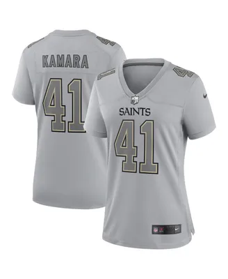 Women's Nike Alvin Kamara Gray New Orleans Saints Atmosphere Fashion Game Jersey