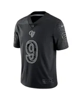 Men's Nike Matthew Stafford Black Los Angeles Rams Rflctv Limited Jersey