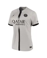 Women's Nike Black Paris Saint-Germain 2022/23 Away Breathe Stadium Replica Blank Jersey