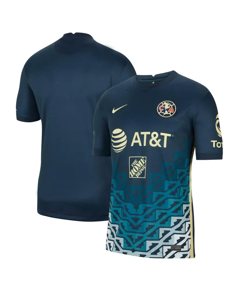 Big Boys Nike Navy Club America 2021/22 Away Breathe Stadium Replica Jersey