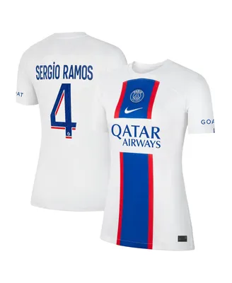 Women's Nike Sergio Ramos White Paris Saint-Germain 2022/23 Third Breathe Stadium Replica Player Jersey