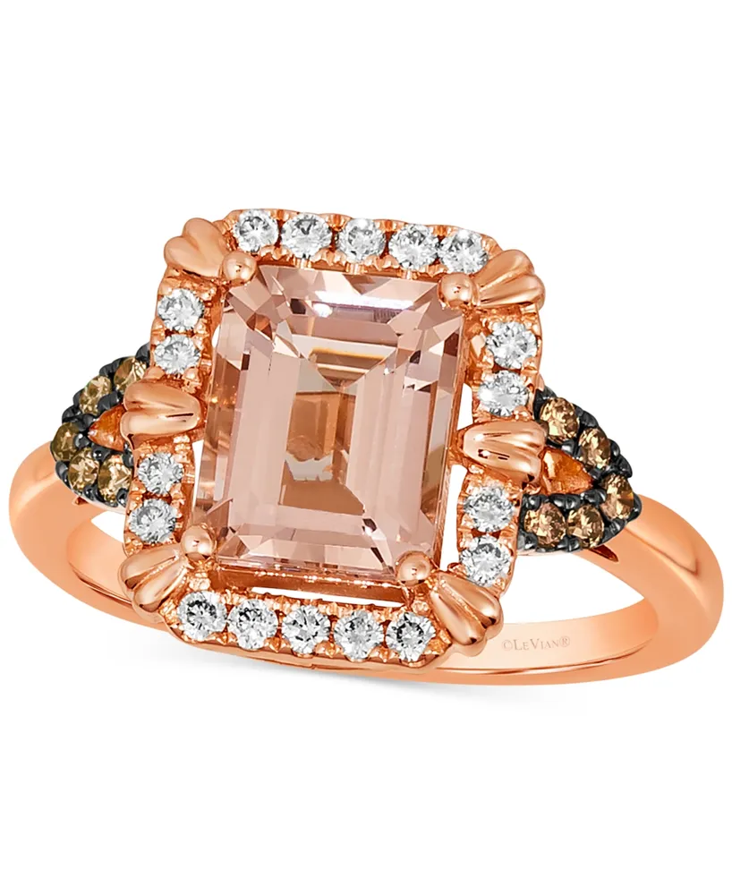 Le Vian Peach Morganite (1-3/4 ct. t.w.) & Diamond (1/3 ct. t.w.) in 14k Rose Gold