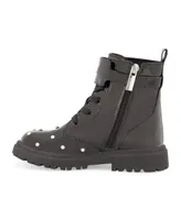 Dkny Little Girls Ava Dila Moto Side Zipper Crystal Boot