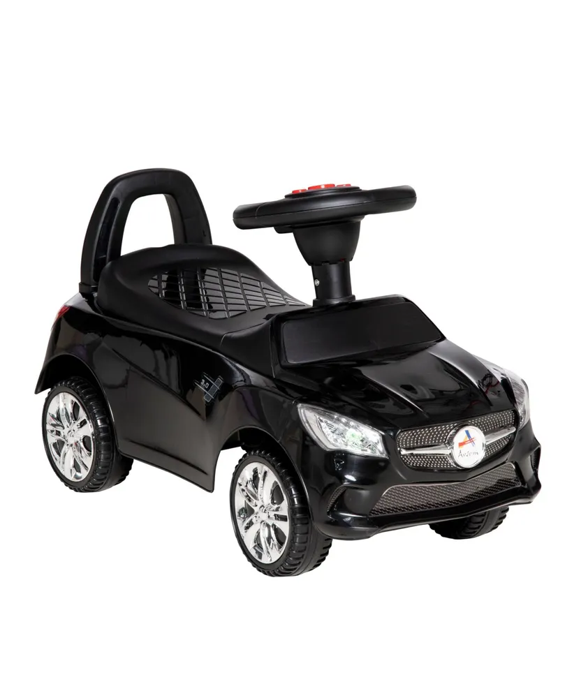 Aosom Ride on Sliding Car w/ Horn Music Working Lights Storage No Power