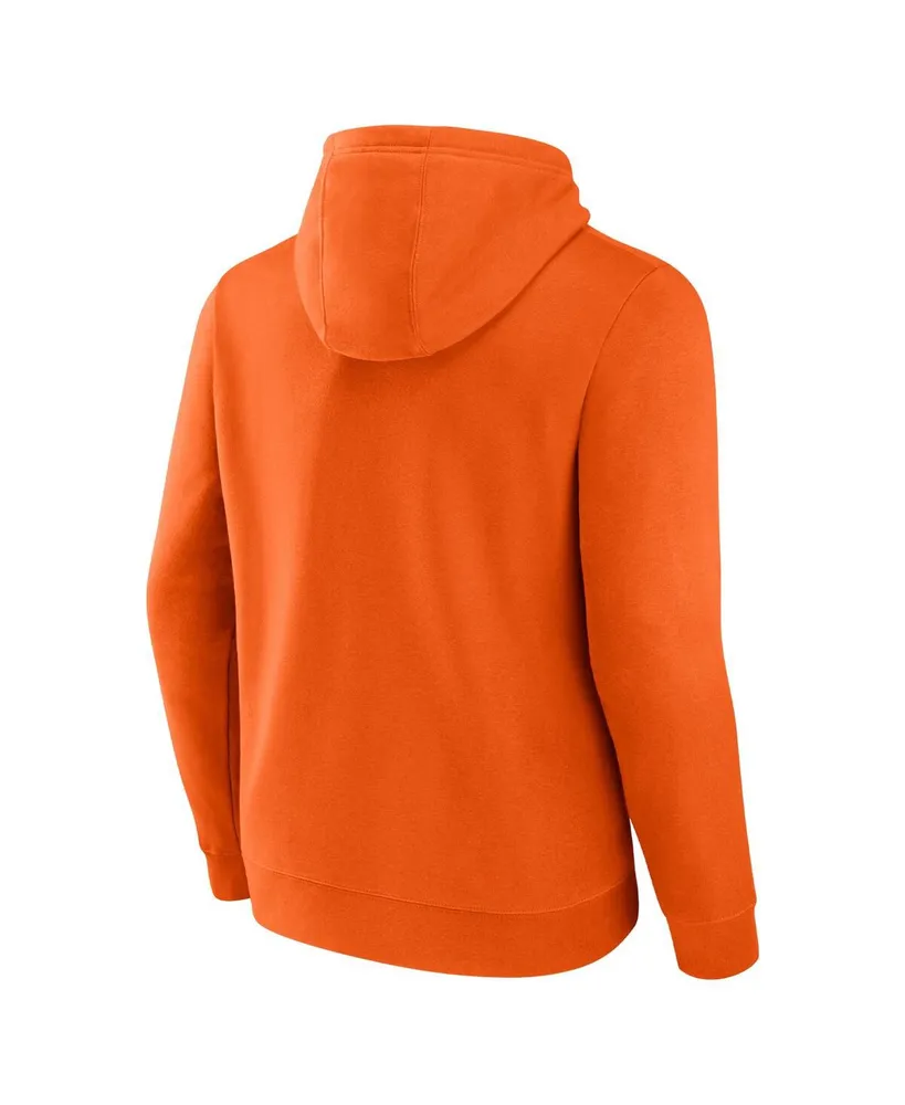 Men's Majestic Orange Houston Astros Utility Pullover Hoodie