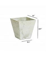 Novelty 35080 Ella Square Planter Artstone Collection Mint