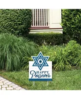 Happy Passover - Outdoor Lawn Sign - Pesach Party Yard Sign - 1 Pc