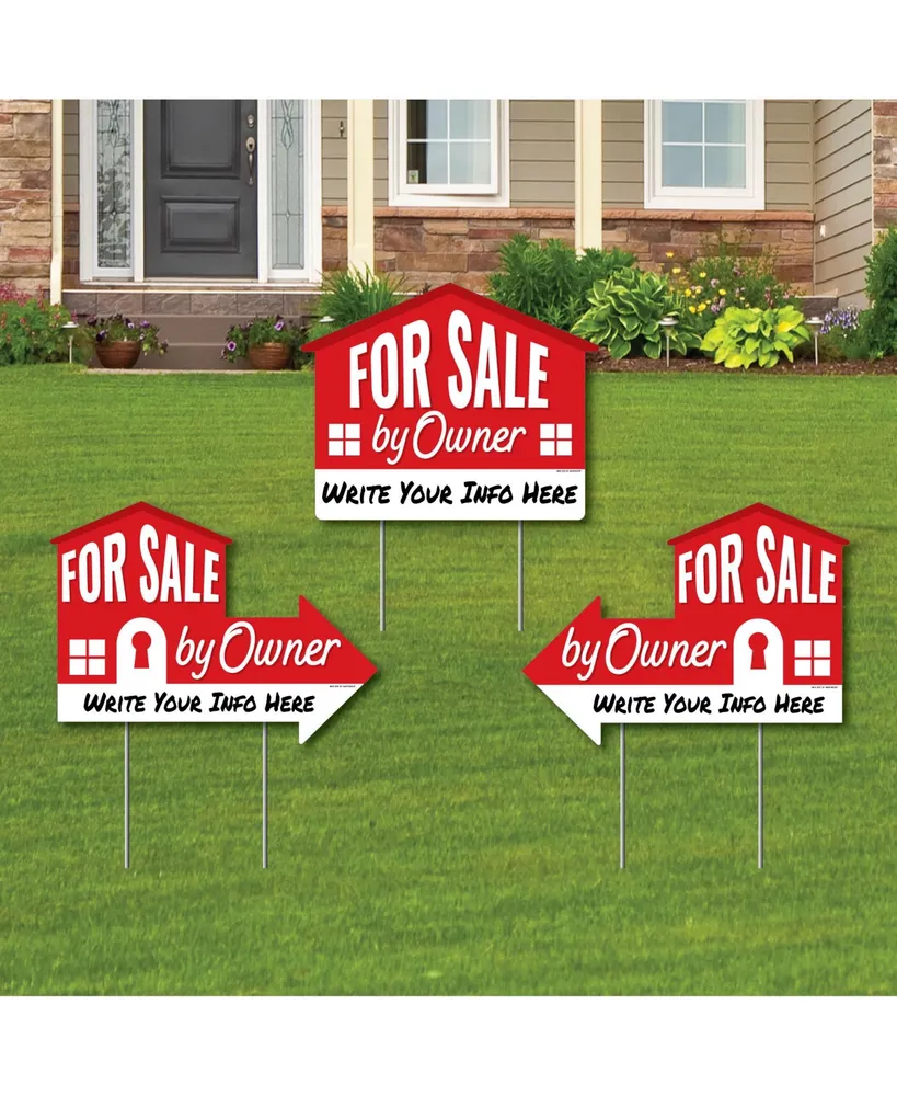 REAL ESTATE SUPPLIES HOME FOR SALE SIGN