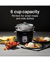 Proctor Silex 6 Cup Rice Cooker & Food Steamer - 37510