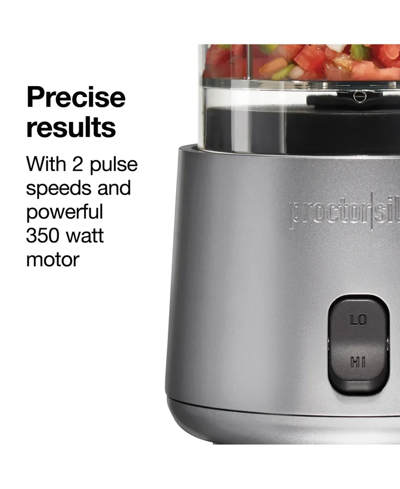 Proctor Silex 3.5 Cup Food Chopper - Silver