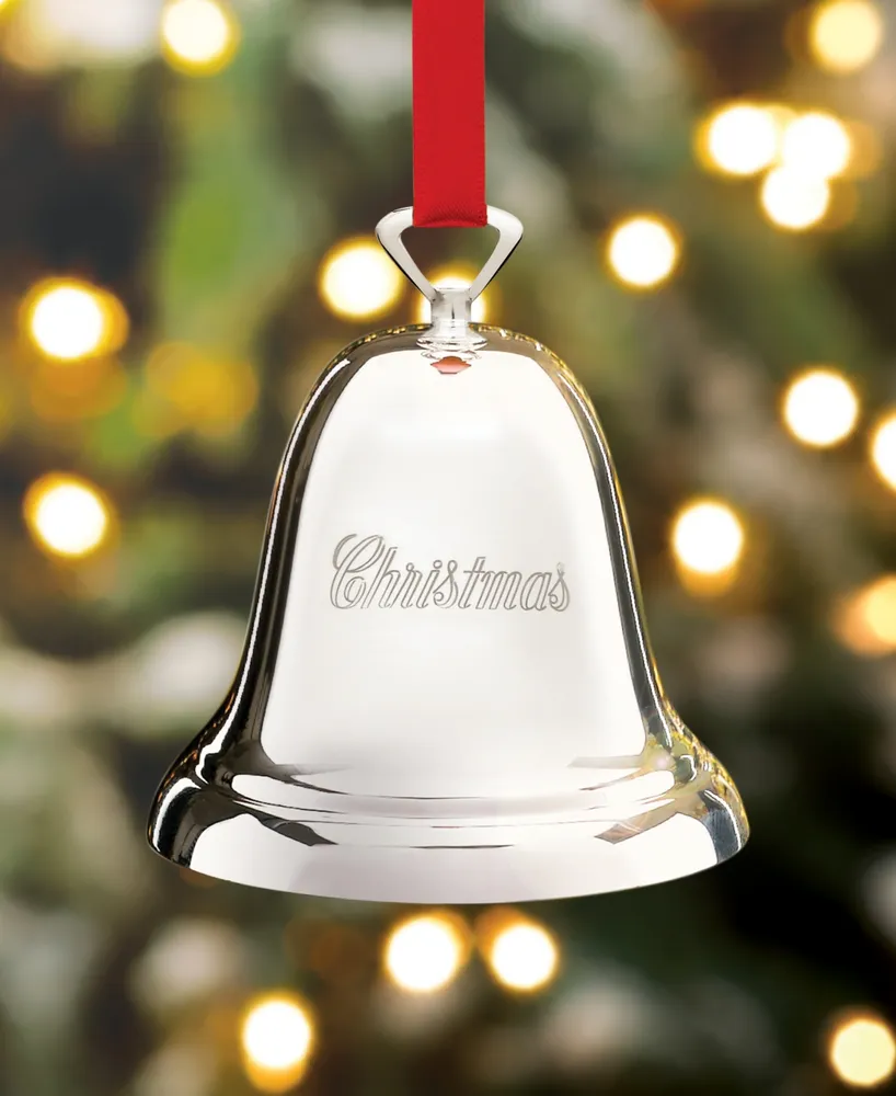 Reed & Barton Ringing in The Season Christmas Bell Silver-Plated Ornament