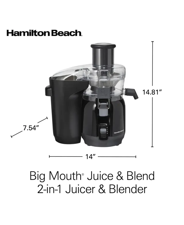 Hamilton Beach Juicer Big Mouth Pro Juice Extractor - Macy's