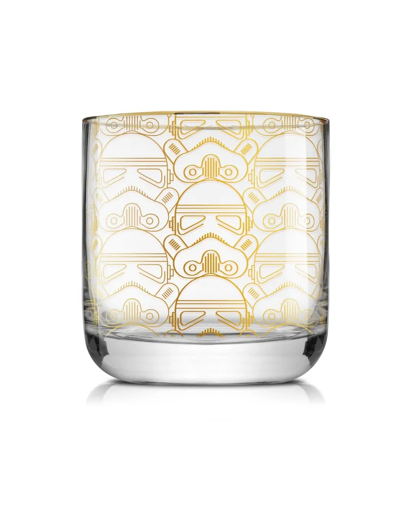 JoyJolt Star Wars Deco Dof Short Drinking Glass, 4 Piece