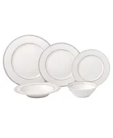 Lorren Home Trends 20 Piece Service for 4 Dinnerware Set