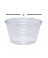 Cwp L-0061 Heavy Gauge Vinyl Pvc Plastic Basket Liner, 6-Inch, Clear