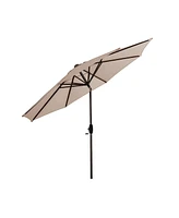 WestinTrends 9 Ft Outdoor Patio Market Umbrella with Tilt and Crank