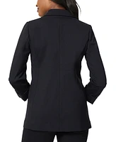 Jones New York Women's One Button Compression Rolled Sleeve Jacket