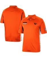 Men's Colosseum Orange Oregon State Beavers Oht Military-Inspired Appreciation Snow Camo Polo Shirt